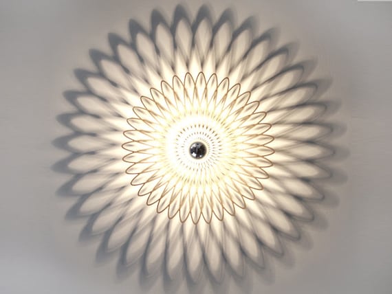 ceiling lamp spiral ornament Walllamp shadow
