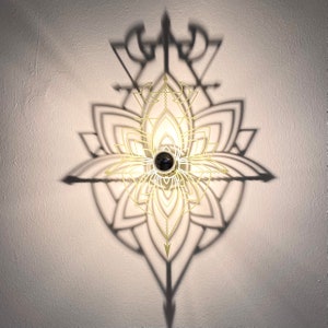 spirale ornamento della lampada da parete