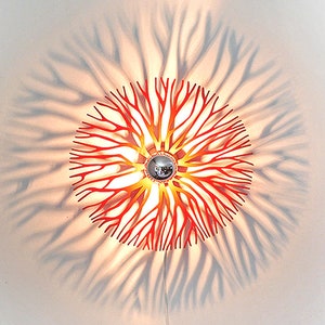 spirale ornamento della lampada da parete
