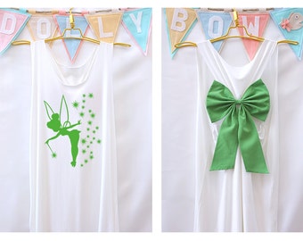 Tinkerbell Pixie dust Peter pan Disney Tank Premium with Bow : chemise Disney, débardeur Disney, chemise Disneyland, chemise Disneyworld