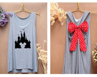 I'm Mickey mouse castle Disney Princess Tank Premium with Bow : Disney shirt , Disney tank top , Disneyland shirt , Disneyworld shirt