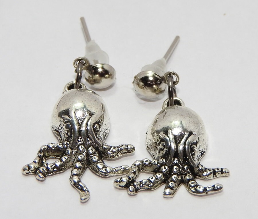 Nuovi tentacoli di polpo in argento Sterling 925 retrò creativi Nuovi tentacoli di polpo in argento Sterling 925 retrò creativi