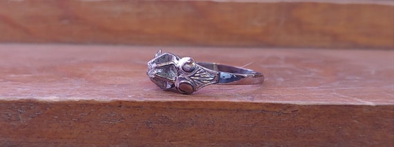 Antique Engagement Ring .10ct Diamond Engagement … - image 4