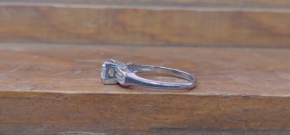 Vintage Engagement Ring .29ct Diamond Engagement … - image 6