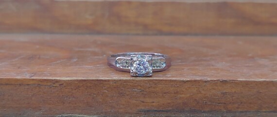 Vintage Engagement Ring .29ct Diamond Engagement R