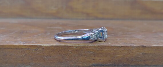 Vintage Engagement Ring .29ct Diamond Engagement … - image 4