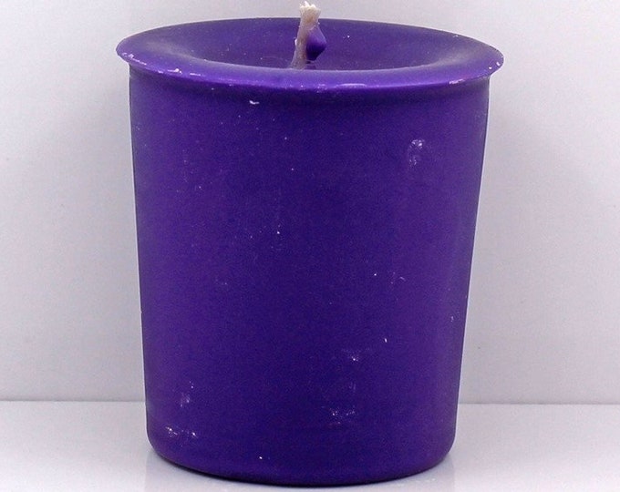 Purple Creativity Votive Candle Color Magic for Witchcraft, Wicca, Pagan, Voodoo, Hoodoo, Voudun, Santeria
