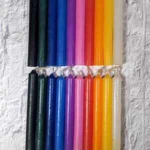 Set of 10, 20 or 40 Chime & Spell Candles, 4in, Multi-Colored, Color Magic for Metaphysical and Spiritual Use image 3