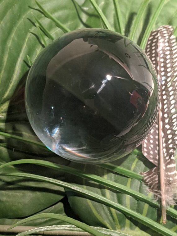 Crystal Gazing Ball 100mm aprox 4 In Etsy