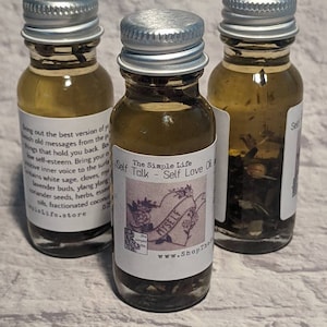 Self Talk - Self Love Oil, Anointing Oil -  for Metaphysical  and Spiritual Use HANDMADE