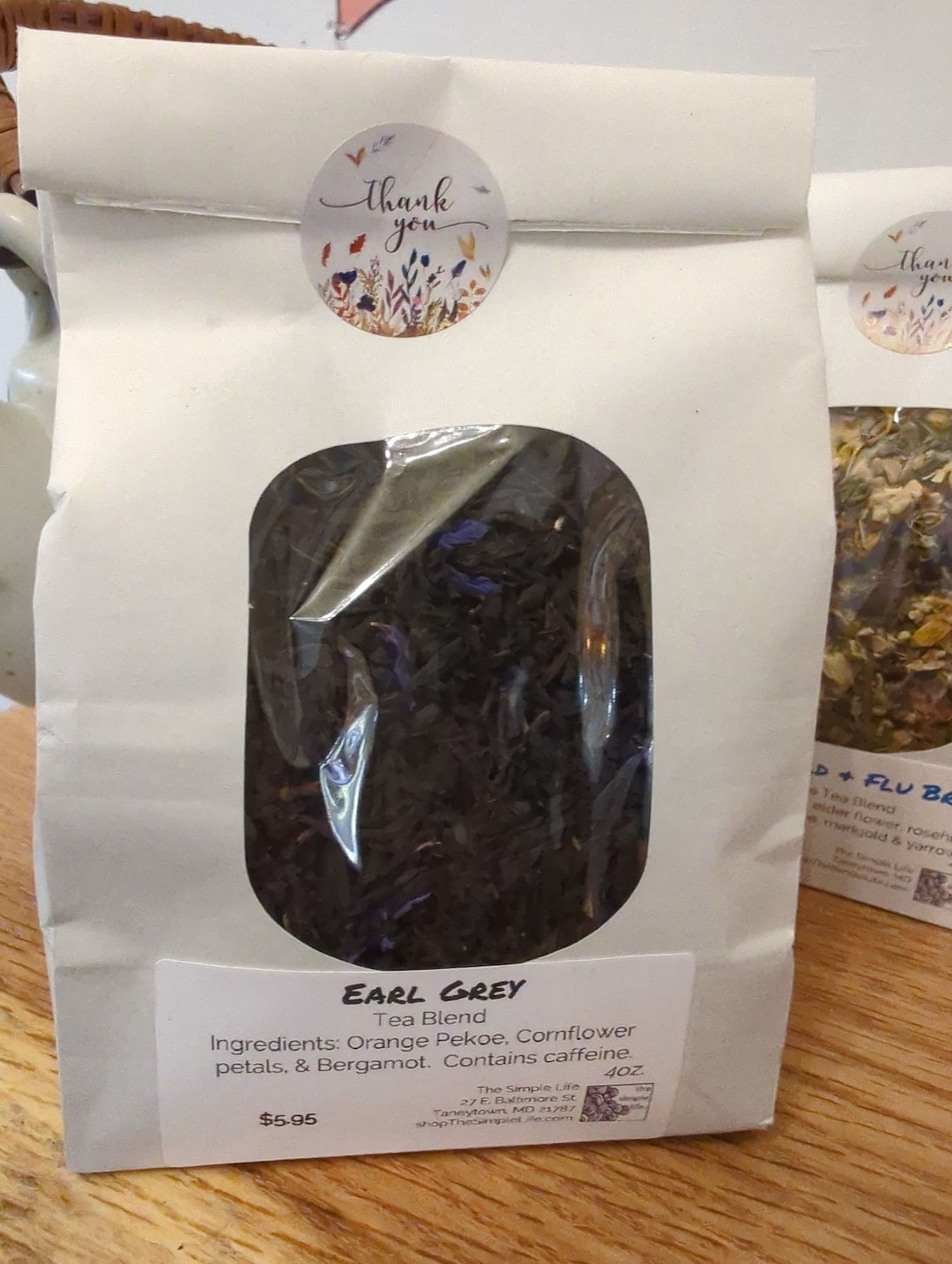 Organic Earl Grey Tea bergamot Tea Loose Leaf, High Quality 4oz - Etsy