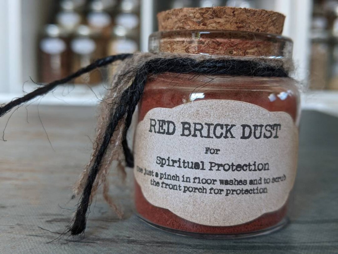 Red Brick Dust Sizes 1 to 8oz. for Protection. for Metaphysical and