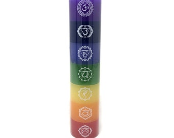 7 in one Chakras Candle for Witchcraft, Wicca, Pagan, Voodoo, Hoodoo and more
