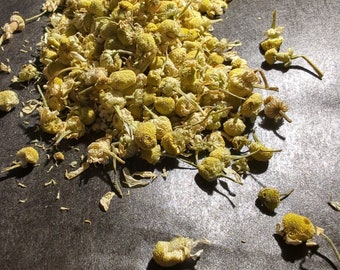 Natural Dried Chamomile, Matricaria chamomilla, 1oz, 6oz for Spells and Tea High Quality