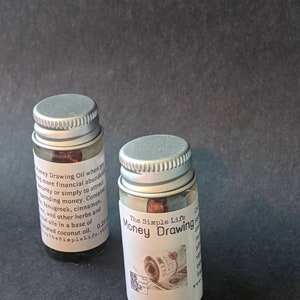 Money Drawing Anointing Oil for Metaphysical  and Spiritual Use HANDMADE