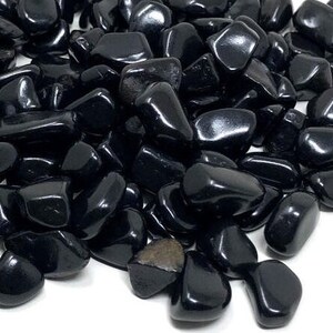 Chips Black Obsidian Approx 60g for Jewelry Making, Crafting and Spiritual Use
