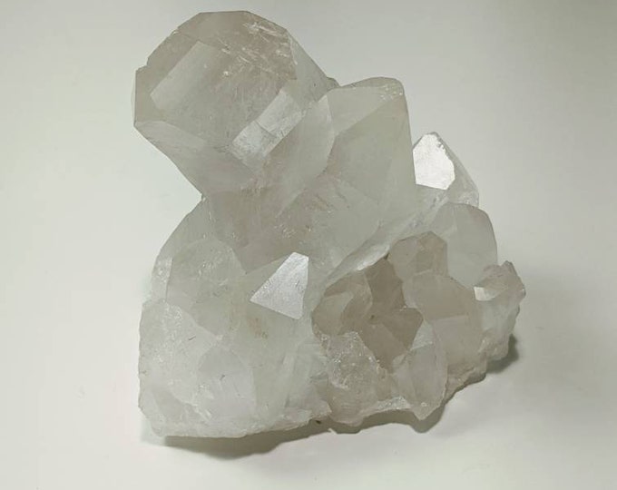 Medium Clear Quartz Crystal Cluster  for Witchcraft, Wicca, Pagan, Voodoo, and Hoodoo