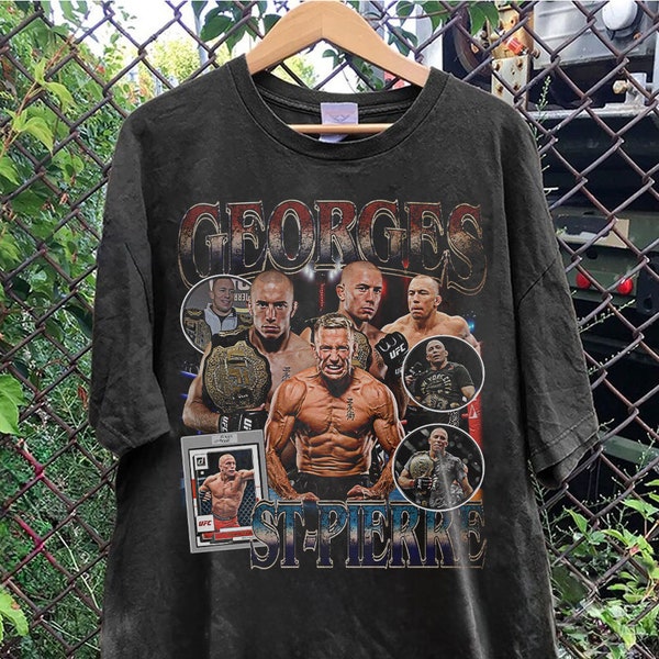 Limited Georges St-Pierre T-Shirt, Vintage Style Georges St-Pierre shirt, Vintage Sport Tee, Retro Bootleg Gift, Unisex T-Shirt