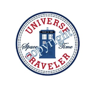Doctor Who rymdtid-etikett