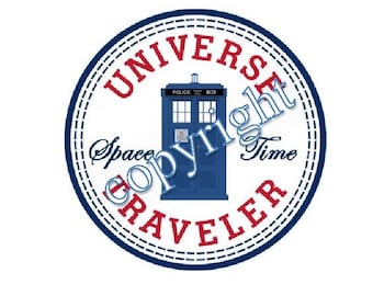Doctor Who Space Time Label
