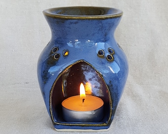 Ceramic Aromatherapy Diffuser, Indigo Blue