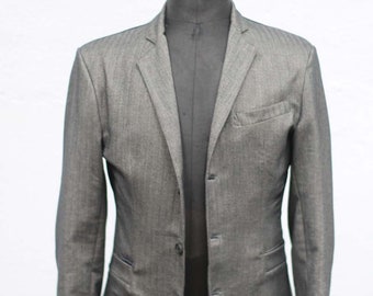 Jacket herringbone brown