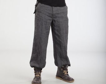 Linen Pants gray