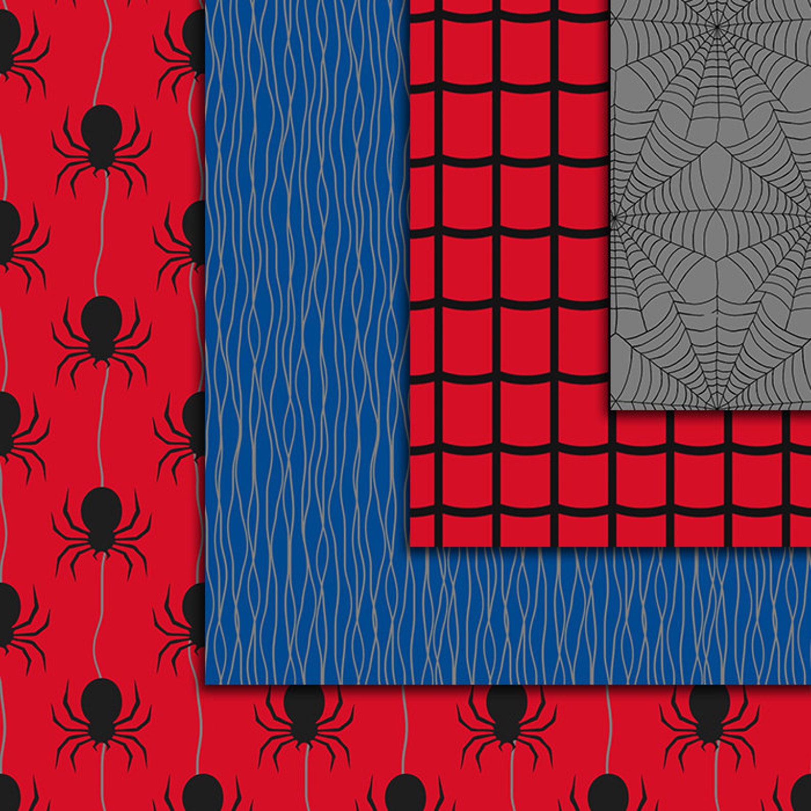 Spiderman Pattern Print Spiderman Paper Printable | Spiderman Malvorlagen – NBCS