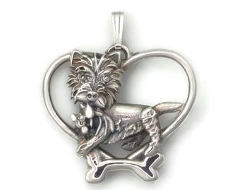 Sterling Silver Westie Necklace fr Donna Pizarro's Animal Whimsey Collection of Silver West Highland White Terrier Jewelry