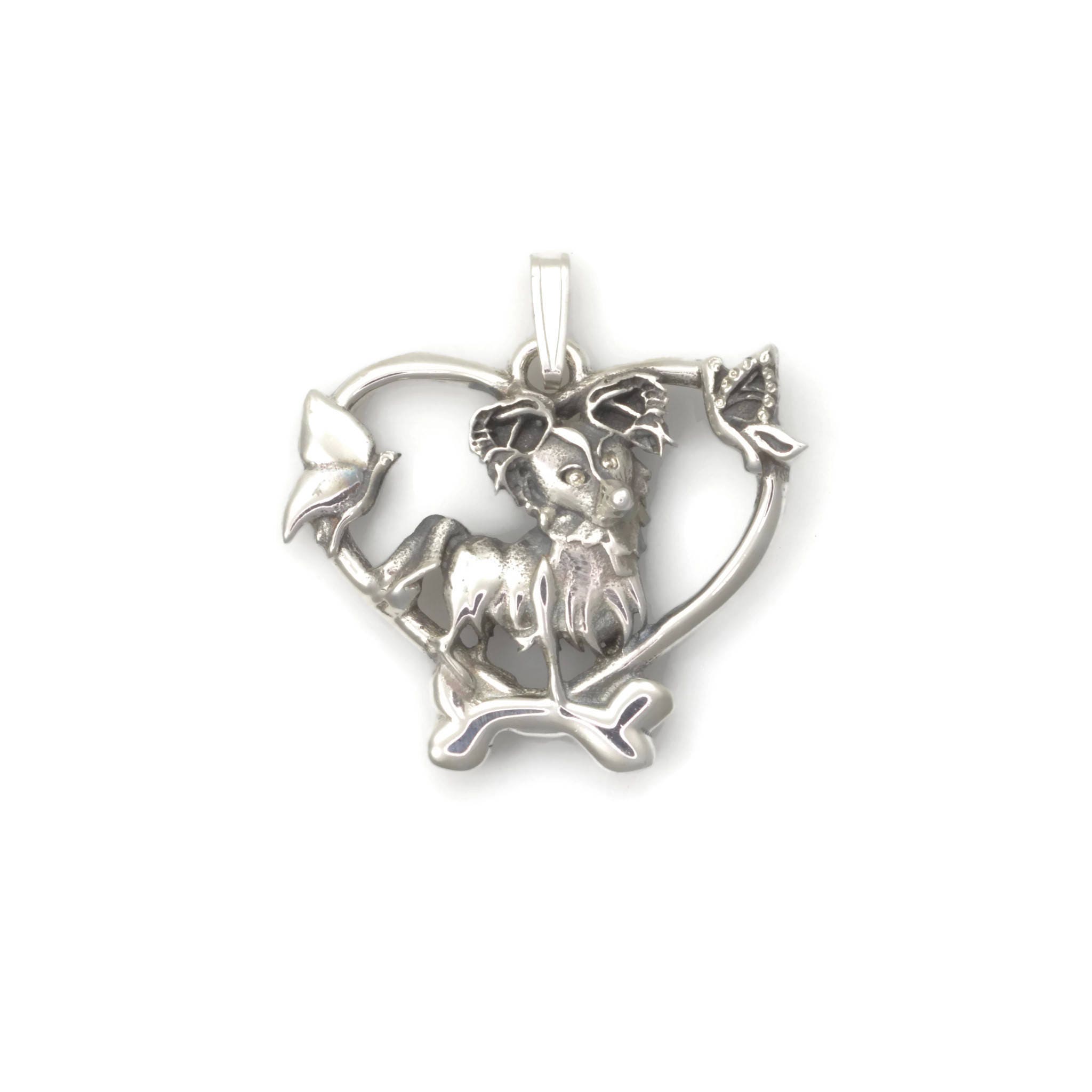 Sterling Silver Papillon Charm