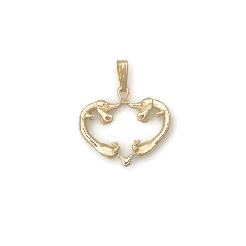 gold dachshund necklace