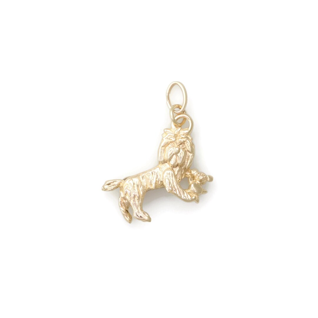 14K Gold Maltese Charm 14kt Gold Maltese Pendant Gold Etsy