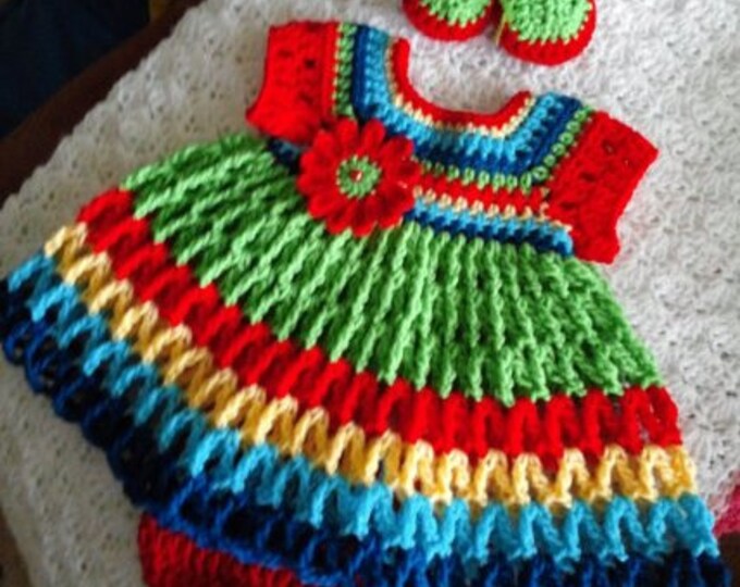 Multi Color Baby Dress Outfit... Etsy