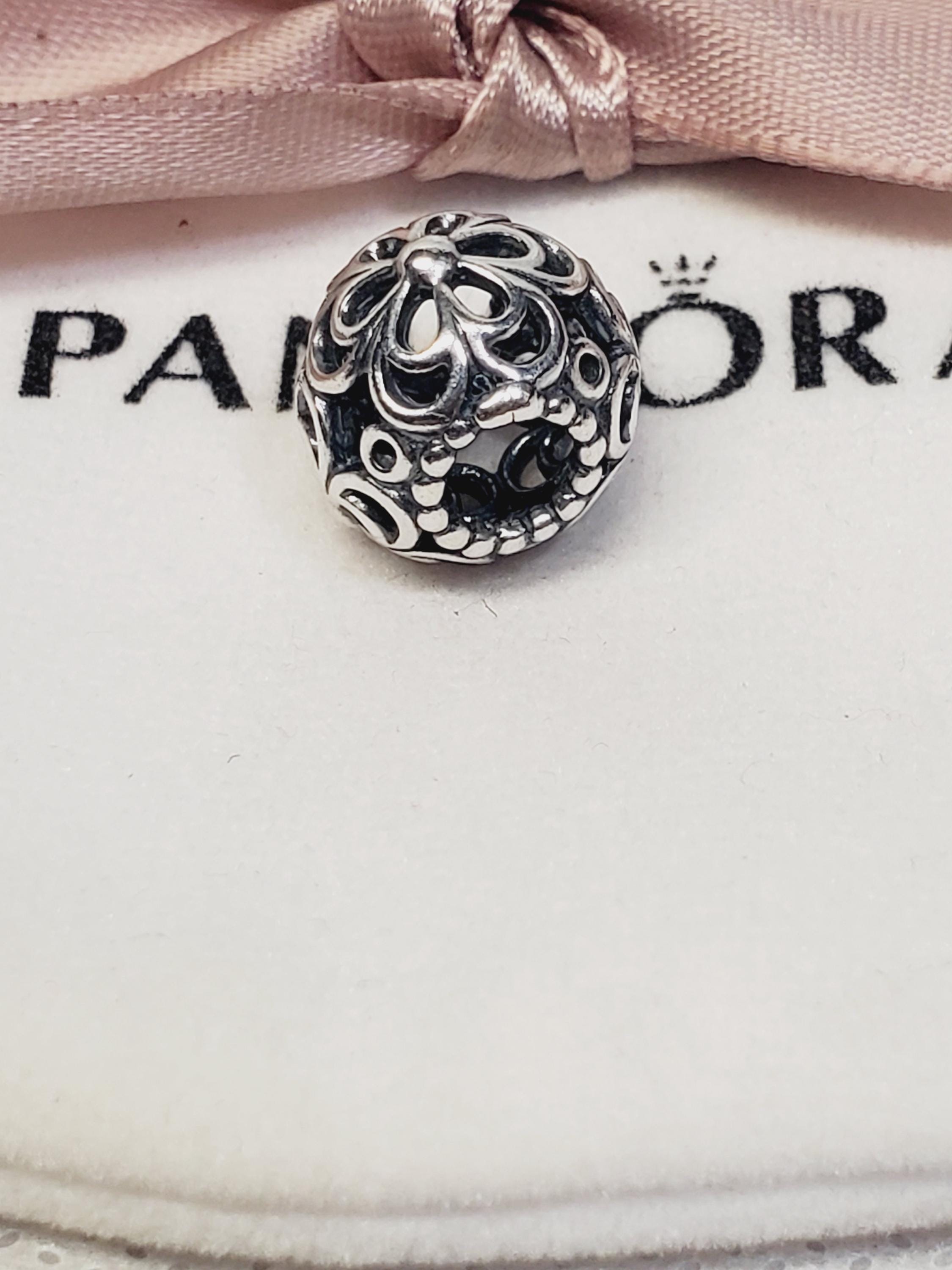 Authentic Pandora Picking Daisies Charm #790965 Retired - Etsy