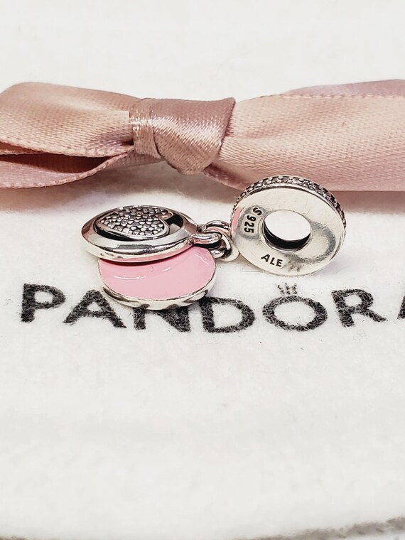 Authentic Pandora Devoted Heart Dangle Charm #792… - image 5