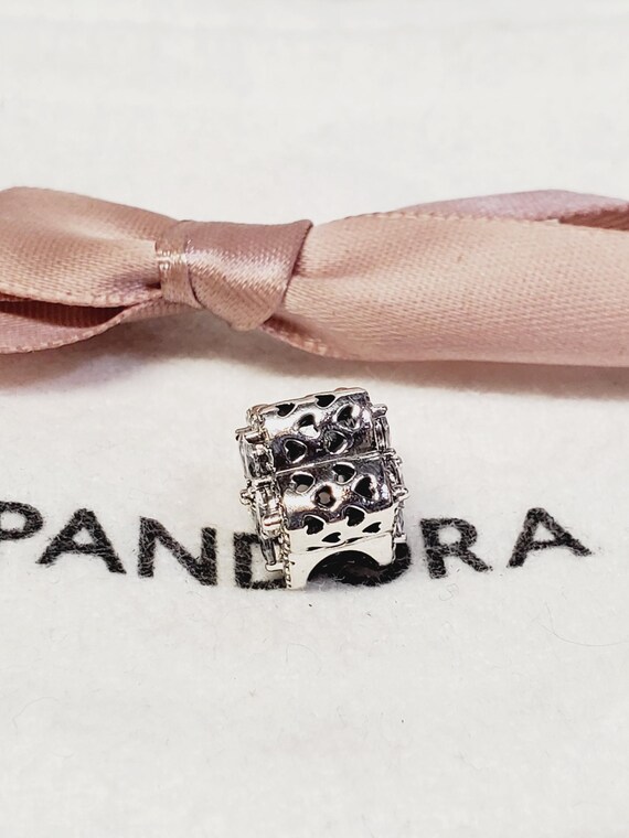 Authentic Pandora Sparkling Snowflake Pave Charm … - image 4