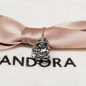 Authentic Pandora Sterling Silver Santa Claus Charm # 790852 Retired