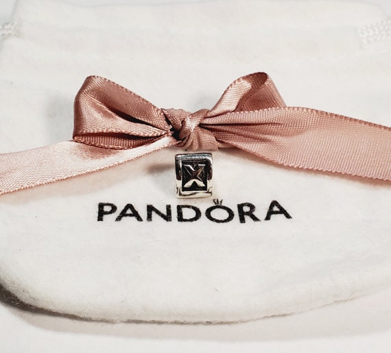Pandora Letter X Sterling Silver Initial Charm #7… - image 5