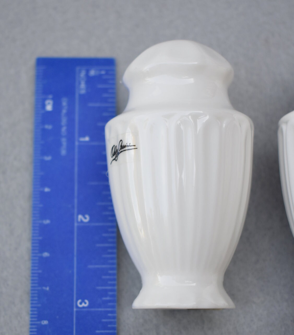 Oleg Cassini Salt and Pepper Shakers Designer Vintage Etsy