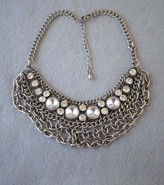 Headlight Rivoli Rhinestone Interlocking Chain Bi… - image 2