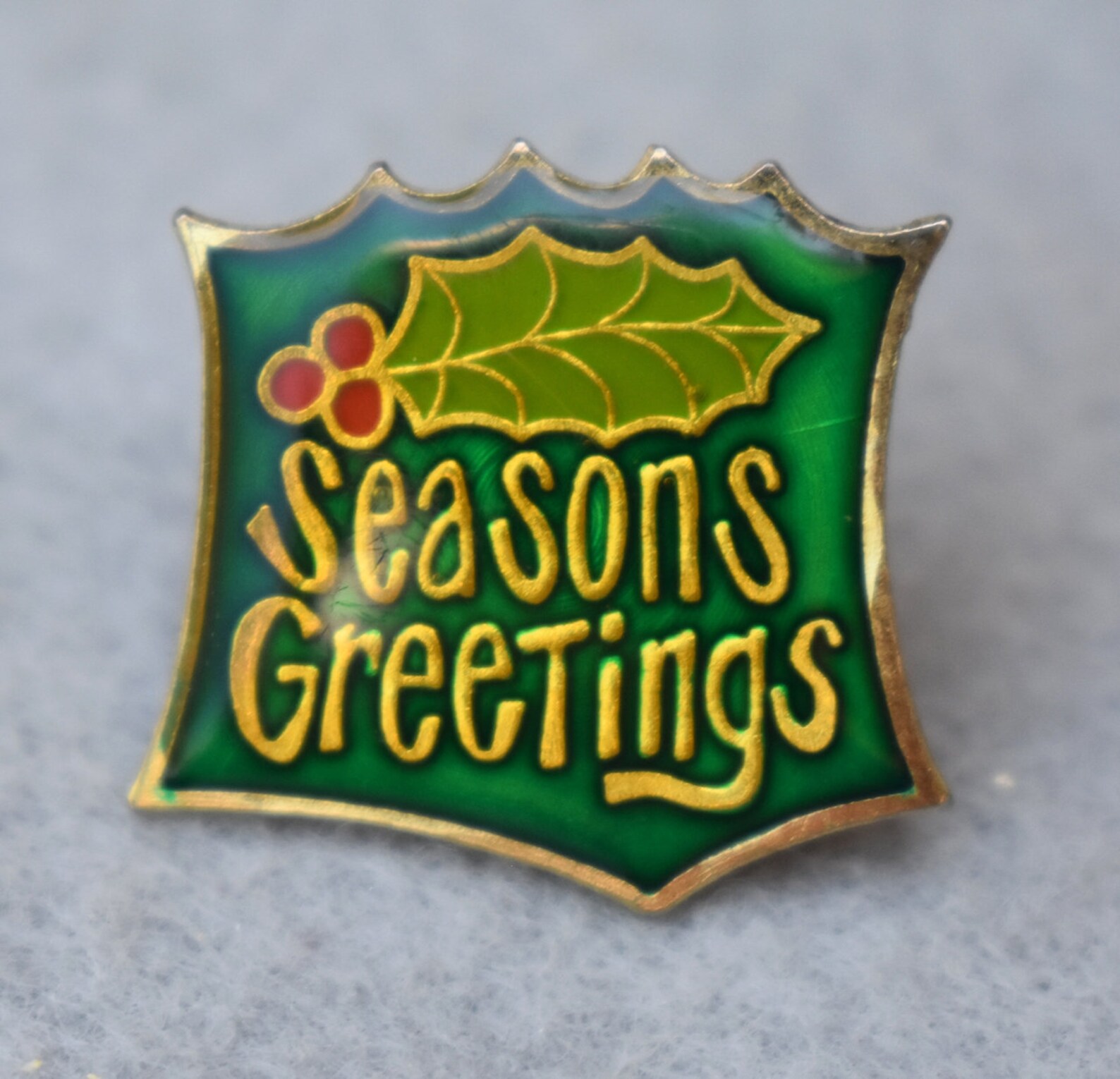 Lot of 4 Christmas Pins Vintage Etsy