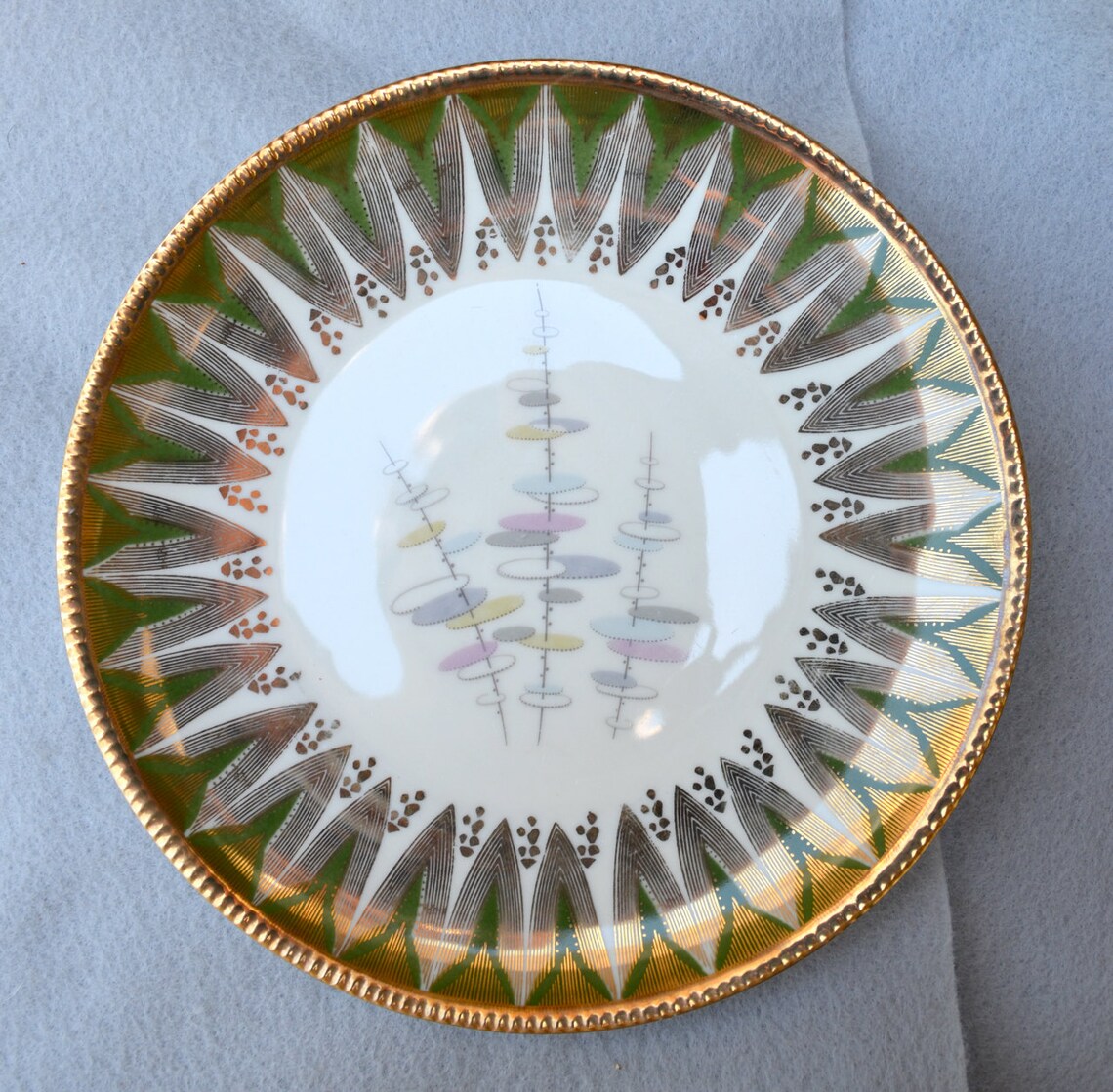 Bavarian Porcelain Tea Cup and Dessert Plate Set Vintage Etsy