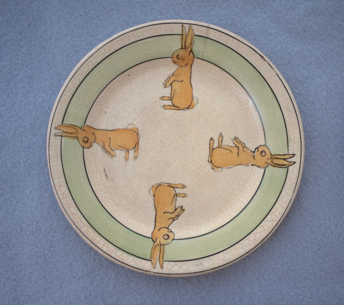 Rare Roseville Pottery Juvenile Creamware Jug Creamer and Four Etsy