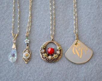 Pick One of Four Choker Necklaces Vintage