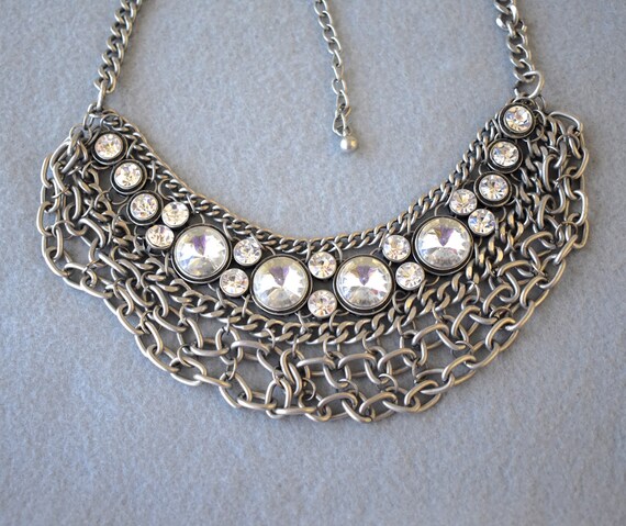 Headlight Rivoli Rhinestone Interlocking Chain Bi… - image 4