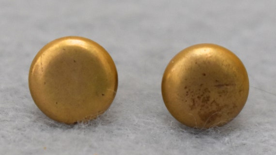 Gold Filled Etched Shirt Studs or Cufflinks Victo… - image 6