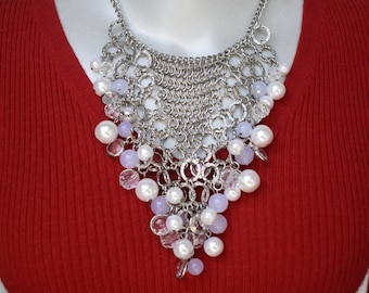 R.J. Graziano Bib Statement Necklace Designer Vintage