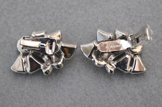 Eisenberg Designer Rhinestone Earrings Vintage - image 5