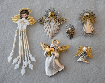 Angel Pins or Brooches Vintage You Choose