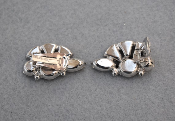 Eisenberg Designer Rhinestone Earrings Vintage - image 4